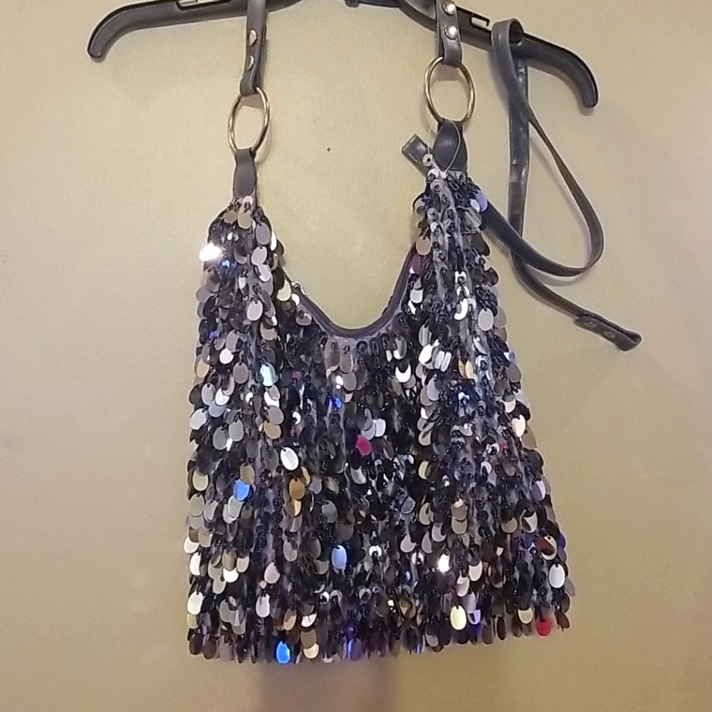 Gray,Dazzle,Medium size bag